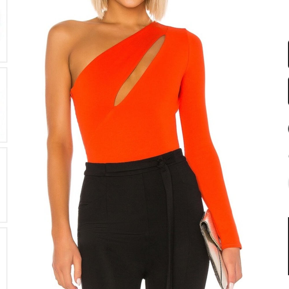 NBD Red Aaliyah Bodysuit REVOLVE